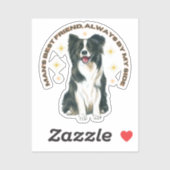 De beste vriend van man, altijd aan mijn zijde sticker (Vel)