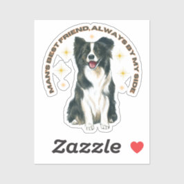 De beste vriend van man, altijd aan mijn zijde sticker