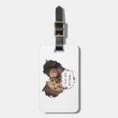 De beste vriend van Oscar Bagagelabel (Voorkant verticaal)