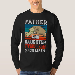 De beste vriend van papa's vader en dochter t-shirt