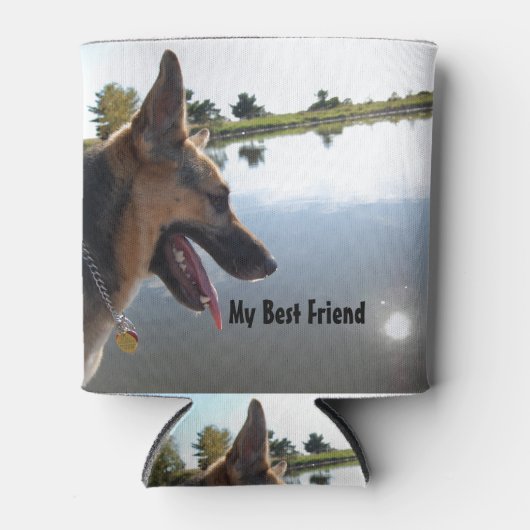 De beste vriend van Shepherd Blikjeskoeler (Voorkant)