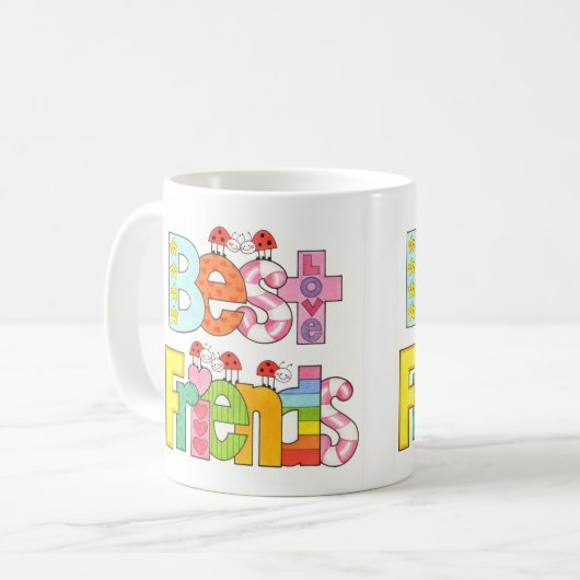 De beste vrienden Mok (Voorkant links)