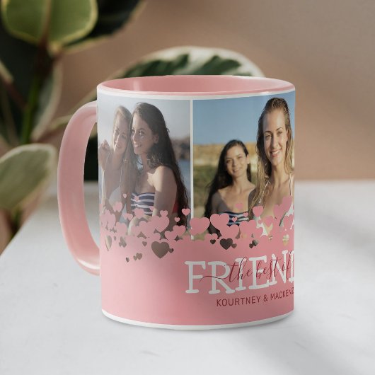 De Beste Vrienden Roze Foto Mok