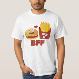 De beste vrienden van Burger en Fries voor altijd T-shirt
