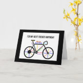 De beste vriendschappelijke verjaardag van de reis kaart (Gele Bloem)