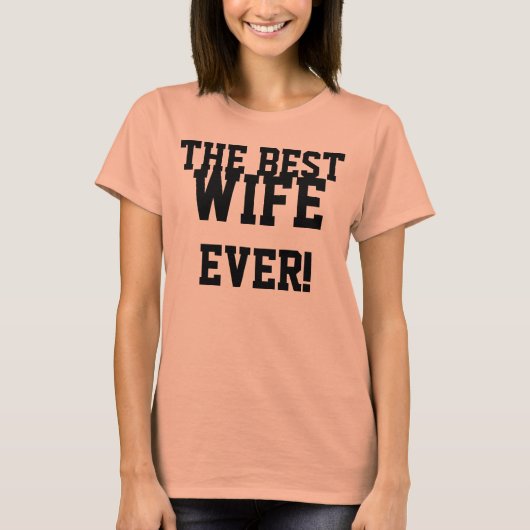 De beste vrouw ooit t-shirt (Voorkant)