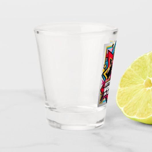 De beste vrouw op aarde 2020 shot glas (Links)