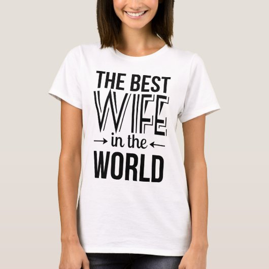 De beste vrouw ter wereld t-shirt (Voorkant)