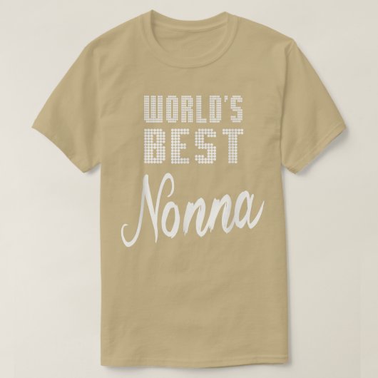 De beste vrouwelijke non-grootmoeder geeft idea t-shirt (Design voorkant)
