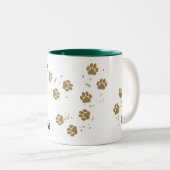 De beste vuist tweekleurige koffiemok (Voorkant rechts)