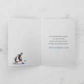 De beste wandelingen samen Gelukkige Vaderdag Kaart (Binnen)