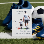 De beste wandelingen samen Gelukkige Vaderdag Kaart