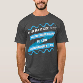 De beste watergymnastiekcoach t-shirt