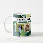 De beste waterverf voor fotocollage op grootmoeder koffiemok (Links)