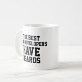 De beste webontwikkelaars hebben een debiet koffiemok (Voorkant links)