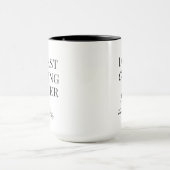 De beste weddingplanner, gepersonaliseerde bruilof mok (Midden)
