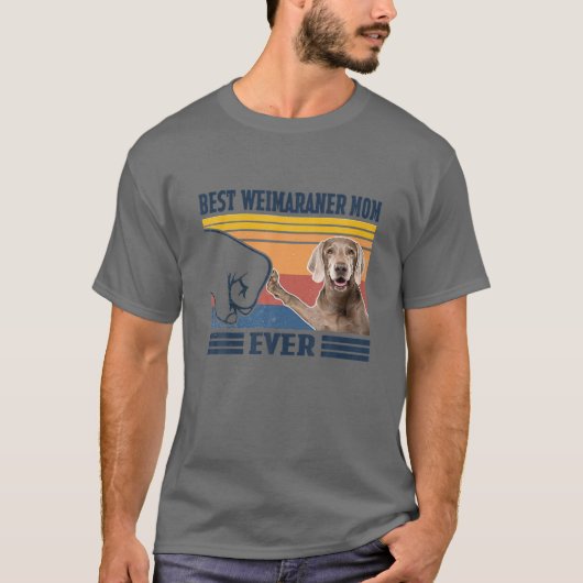 De beste weimaraner Mam ooit  Moederdag Christus T-shirt (Voorkant)