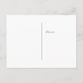 De beste wensen Floral-Waterverf Briefkaart (Achterkant)