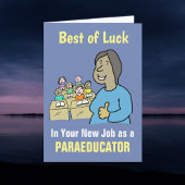 De beste wensen in uw nieuwe taak als vertrekkende kaart