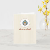 De beste wensen! kaart (Gele Bloem)