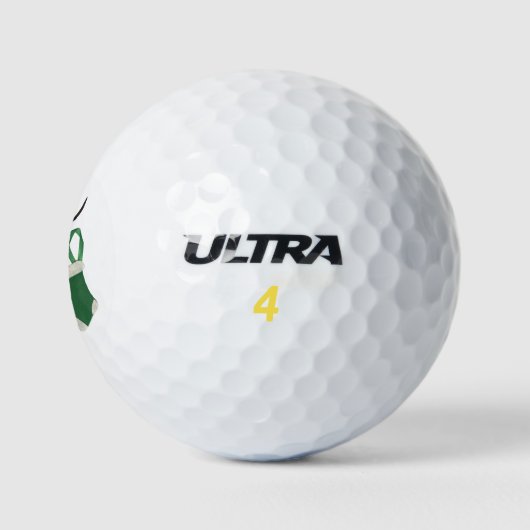 De beste wensen met kerst speciale aandacht rood e golfballen (Logo)
