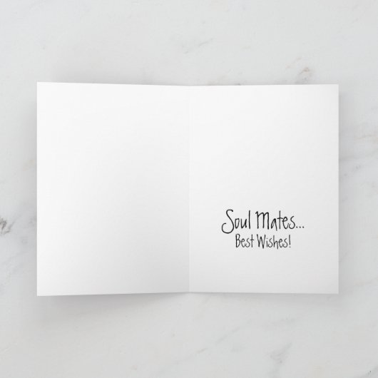 De beste wensen op de bruiloft! kaart (Binnen)