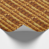 De beste wensen uit de liefste Afrikaanse kunst va Cadeaupapier (Hoek)