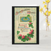 De beste Wensen van de Verjaardag Kaart (Gele Bloem)