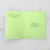 De Beste wensen van het Huwelijk van het Kaart (Binnen)