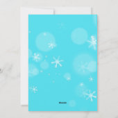 De "beste Wensen van Kerstmis voor u!" De Kaart (Achterkant)