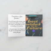 De beste wensen voor de toekomst bedankkaart (Binnen)