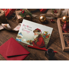 De beste wensen voor een fijne kerst feestdagenkaart