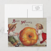 De beste wensen voor een goede Thanksgiving Feestdagenkaart (Voorkant / Achterkant)