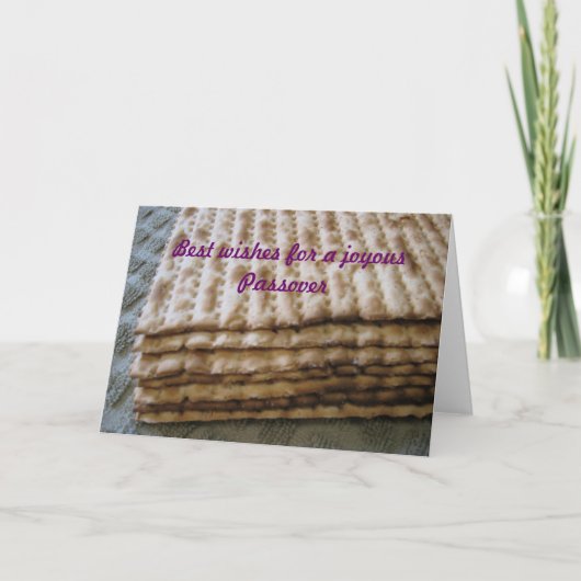 De beste wensen voor een vreugdevol Pascha Kaart (Voorkant)