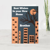 De beste wensen voor je nieuwe broer kaart (Voorkant)