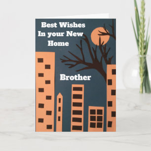 De beste wensen voor je nieuwe broer kaart