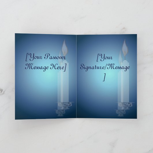 De beste wensen voor Pesach Kaart (Binnen)