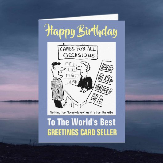 De Beste Wenskaartverkoper Ter Wereld Kaart