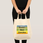 De beste wereld. Oma canvas tas (Voorkant (product))
