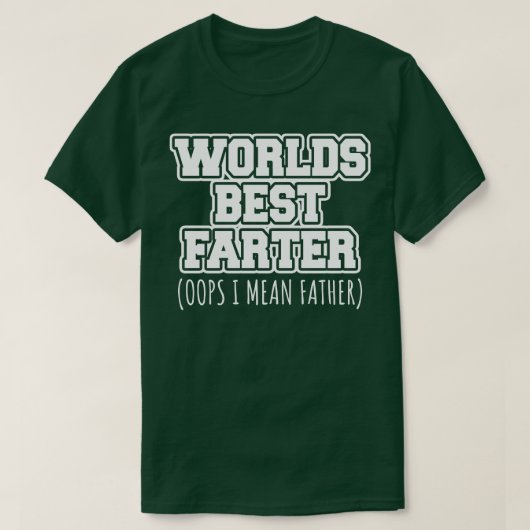 De beste wereld op de langere termijn.. ik bedoel t-shirt (Design voorkant)