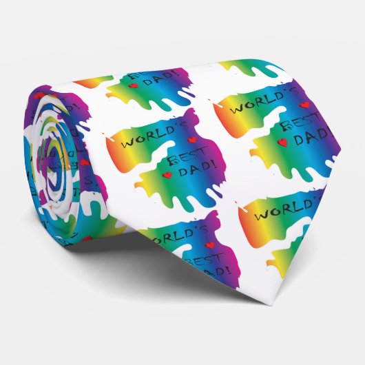 DE BESTE WERELD STROPDAS (Opgerold)