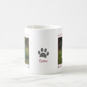 De beste wieg van de wereld: roze grijze schildera koffiemok (Center)