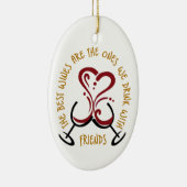 De beste wijn keramisch ornament (Rechts)