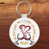 De beste wijn sleutelhanger (Voorkant)