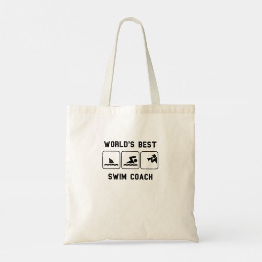 De beste wim-coach ter wereld tote bag (Achterkant)