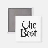 De beste witte vierkante magneet (Voorkant / Achterkant)