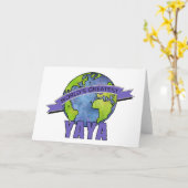 De beste YaYa ter wereld Kaart (Gele Bloem)