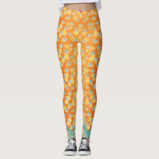 De beste yoga & winterkleding | Luxe kleuren Leggings (Voorkant)