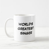 De beste zangeres ter wereld Mok (Links)