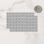 de beste zilverbloemen 3,5 x 2 inch flatpanel-kaar notitiekaartje (Voorkant / Achterkant in situ)